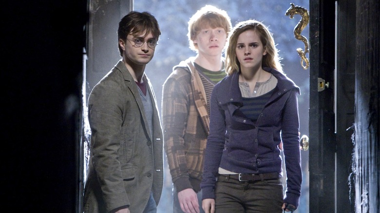 Harry Potter Deathly Hallows Ron, Hermione and Harry 