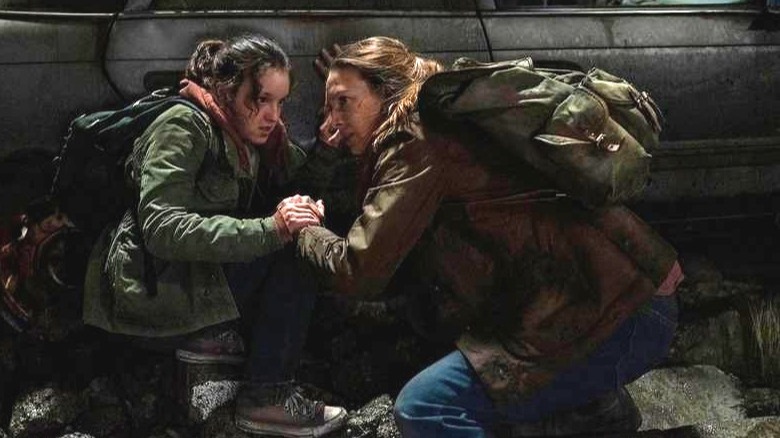 Ellie and Tess in The Last of Us