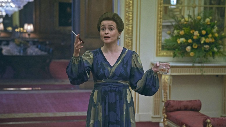 Helena Bonham Carter as Princess Margaret in The Crown