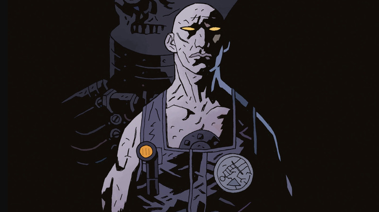 Roger the Homunculus and Black Flame on the BPRD cover