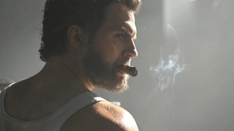 The Cavillrine, smoking a cigar in Deadpool and Wolverine