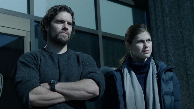 Henry Cavill and Alexandra Daddario in Night Hunter