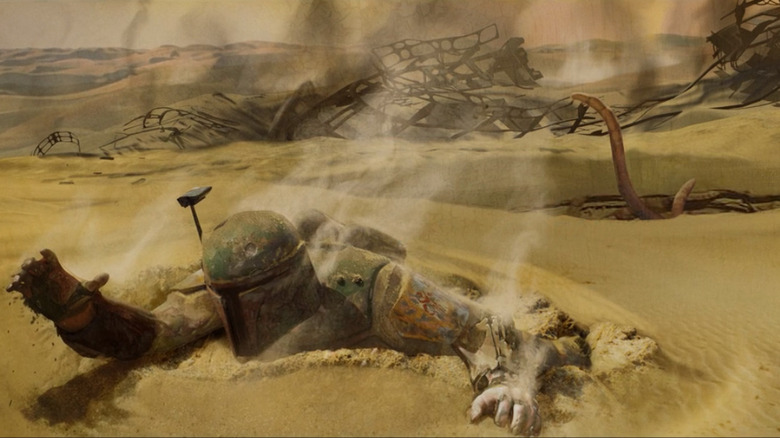 The Book of Boba Fett Sarlacc Concept Art 