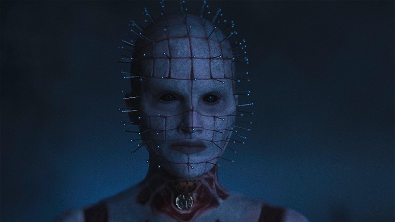 Jamie Clayton as Pinhead in Hellraiser 2022