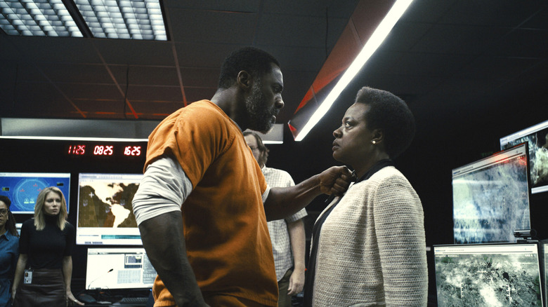 Idris Elba and Viola Davis in The Suicide Squad