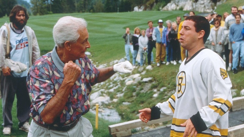 Bob Barker and Adam Sandler in Happy Gilmore