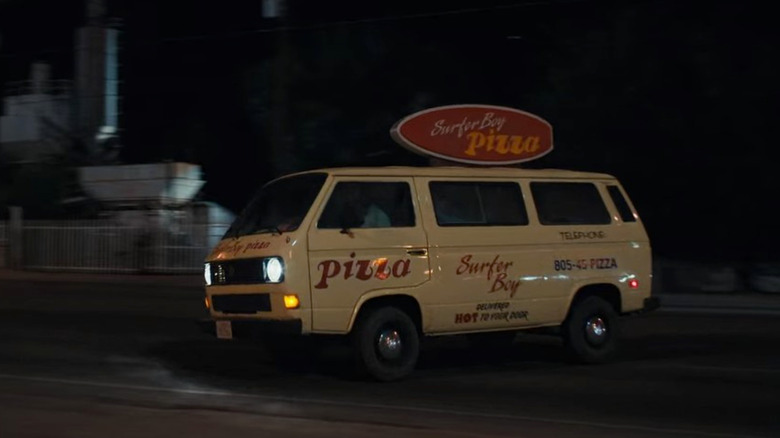 The Surfer Boy Pizza truck from Stranger Things season 4