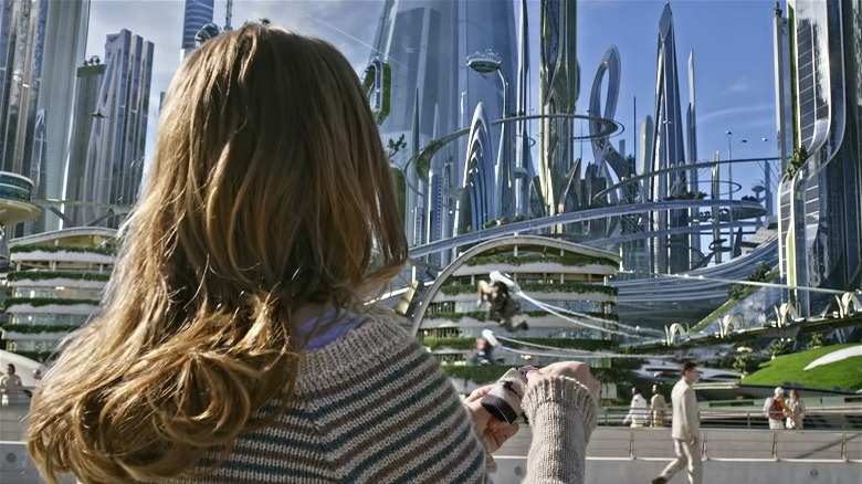 Casey Newton looking at Tomorrowland