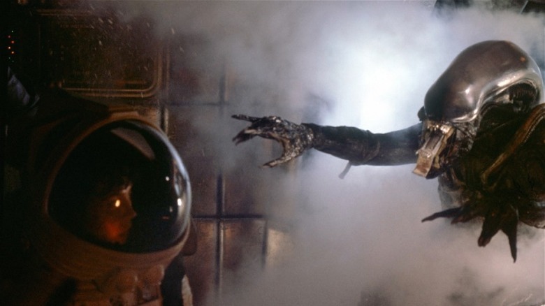 Ripley and the Xenomorph in Alien