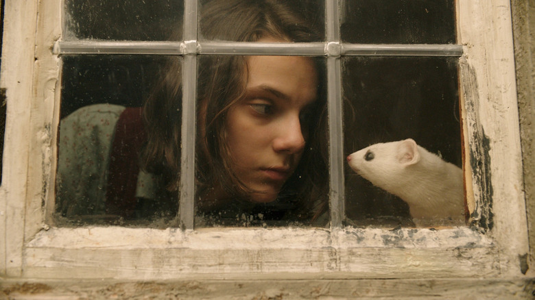 Lyra and Pan in His Dark Materials