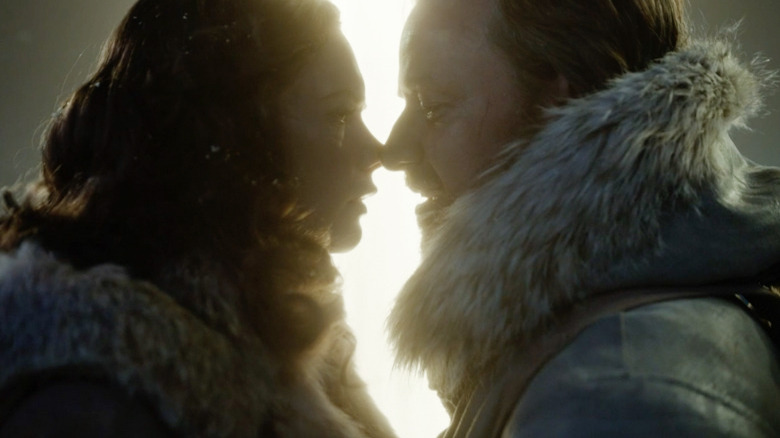 Ruth Wilson and James McAvoy in His Dark Materials season 1