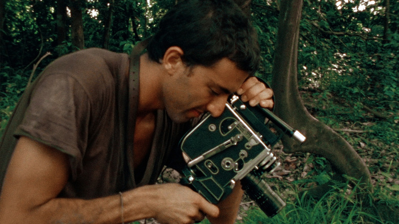 Cameraman shooting in Cannibal Holocaust