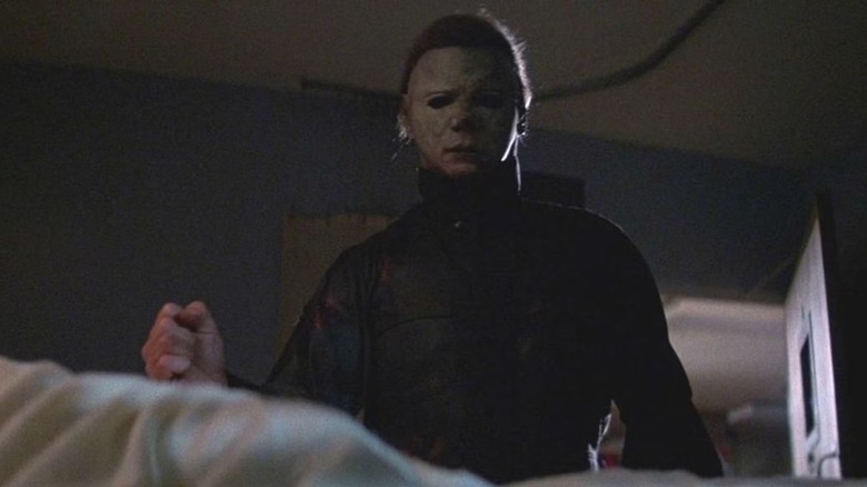 Halloween II Michael Myers enters the hospital