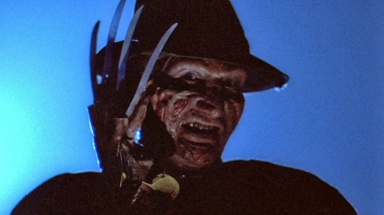 A Nightmare on Elm Street Robert Englund smiling with finger knives