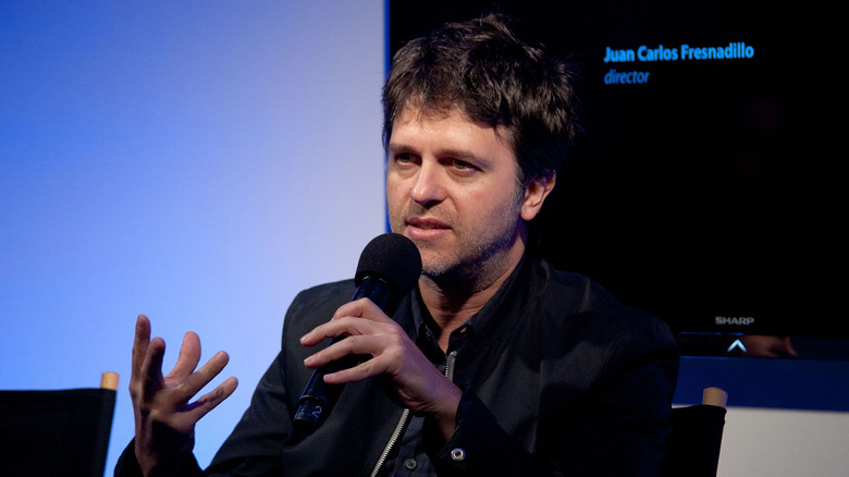 Juan Carlos Fresnadillo speaking at an Apple event