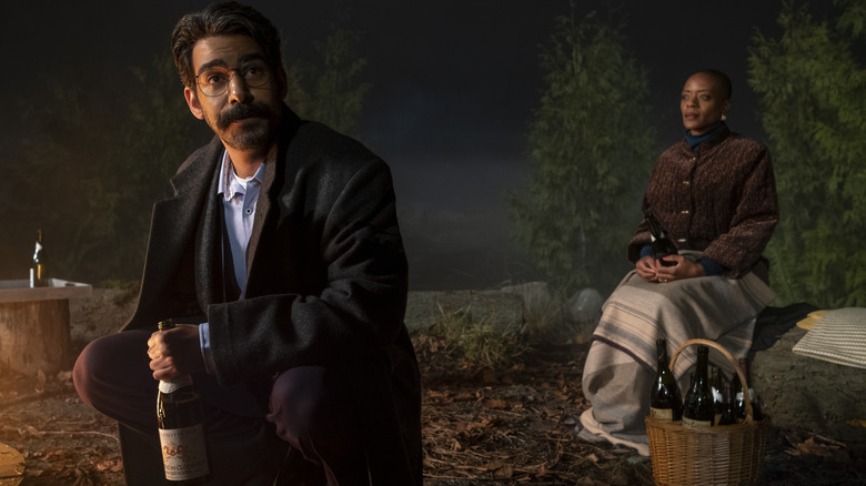 Rahul Kohli and T'Nia Miller in The Haunting of Bly Manor