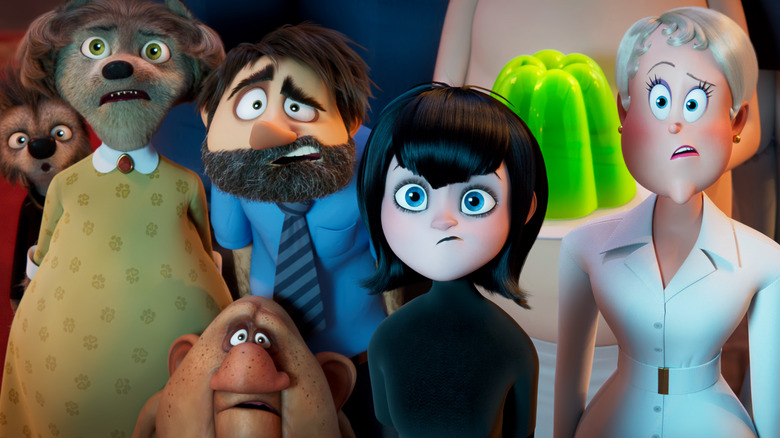 Characters from "Hotel Transylvania: Transformania"