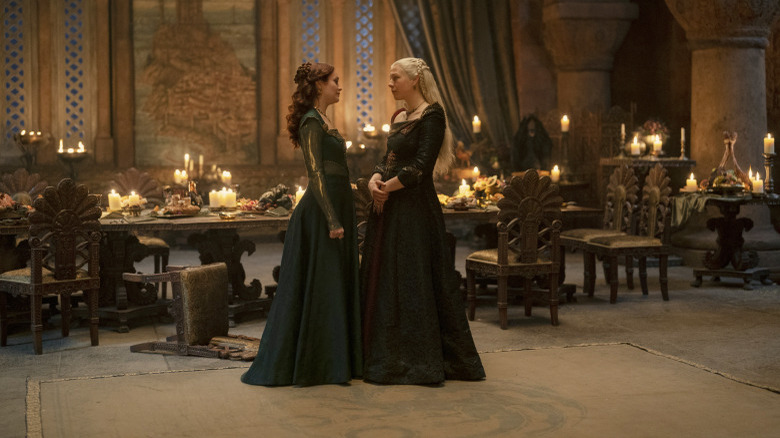 Olivia Cooke and Emma D'Arcy in House of the Dragon