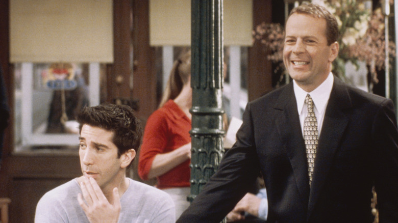 Bruce Willis David Schwimmer Friends