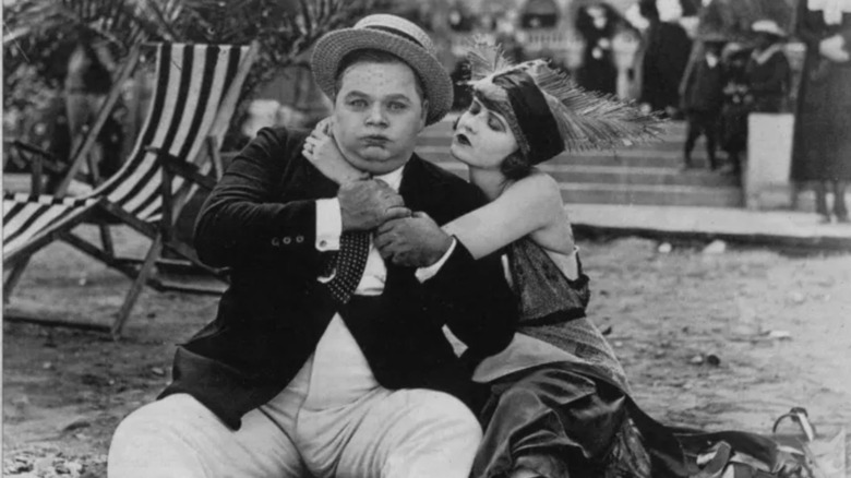 Fatty Arbuckle funny face Leap Year 