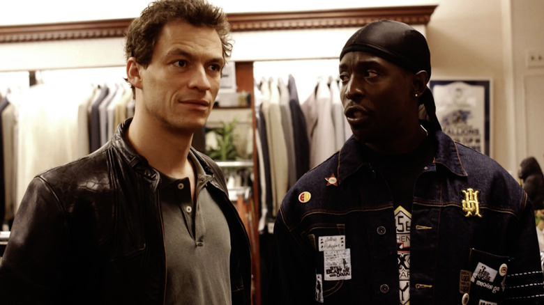 Dominic West and Michael Kenneth Williams in The Wire