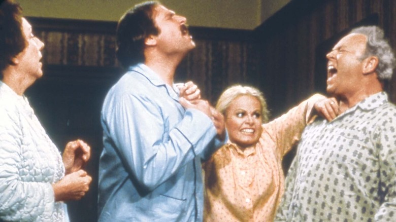 All in the Family, Jean Stapleton, Rob Reiner, Sally Struthers, Caroll O'Connor