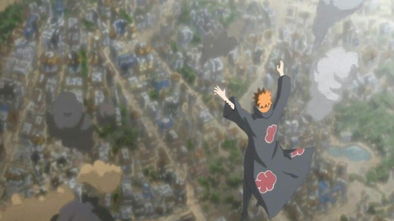 Naruto Pain nukes Leaf Village