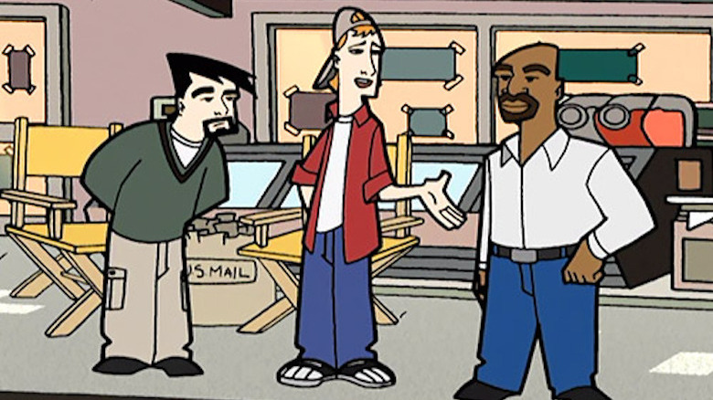 Dante, Randal, and Lando in Clerks: The Animated Series