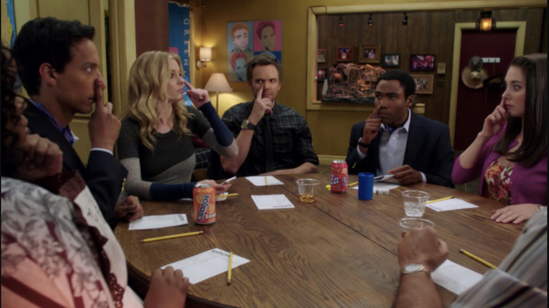 The cast of Community