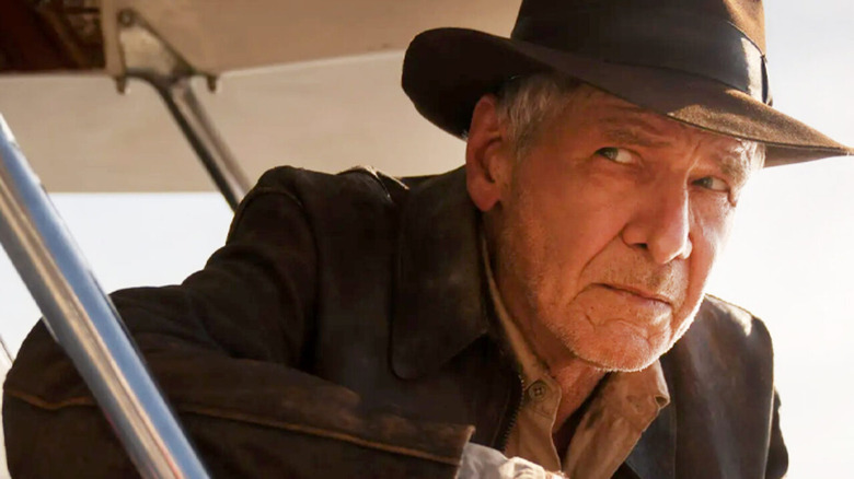 Indiana Jones e o mostrador do destino Harrison Ford