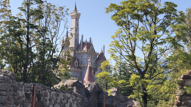 Tokyo Disneyland Beauty Beast Castle Fantasyland