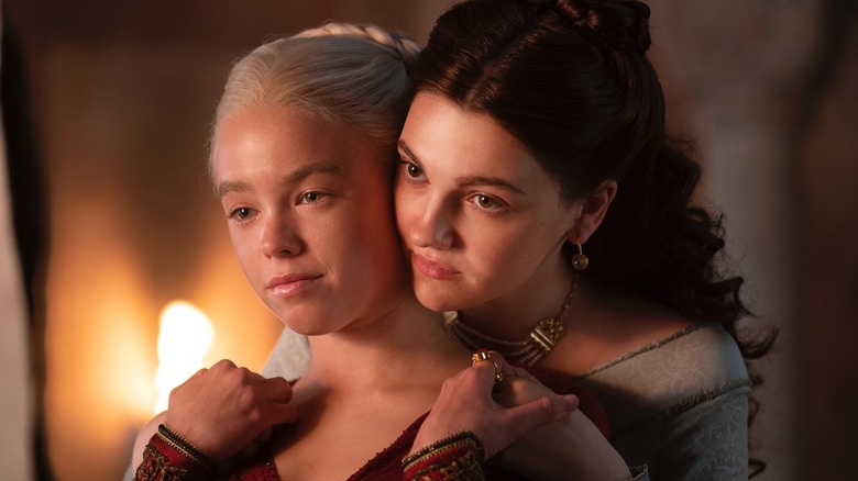 Rhaenyra and Alicent in House of the Dragon