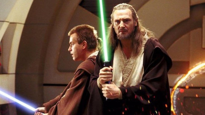 Obi-Wan and Qui-Gon Jinn in Star Wars: The Phantom Menace