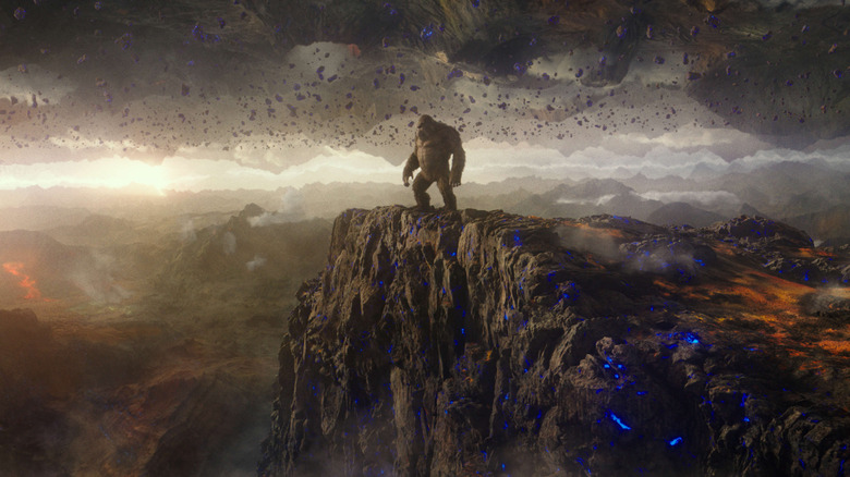 Kong in the Hollow Earth in Godzilla vs. Kong