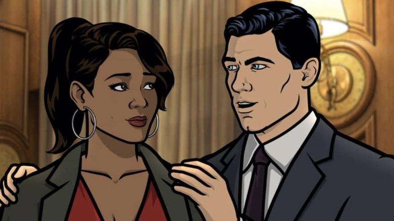 Lana Kane and Sterling Archer in Archer