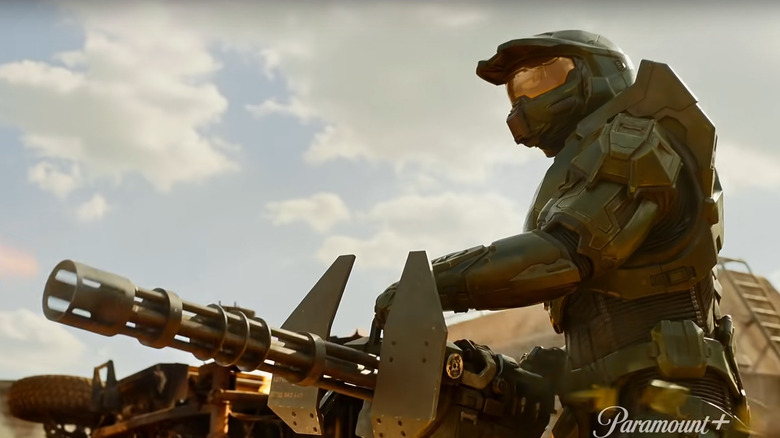 Master Chief Minigun Halo Series