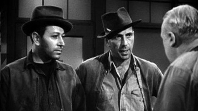 George Raft and Humphrey Bogart in They Drive By Night