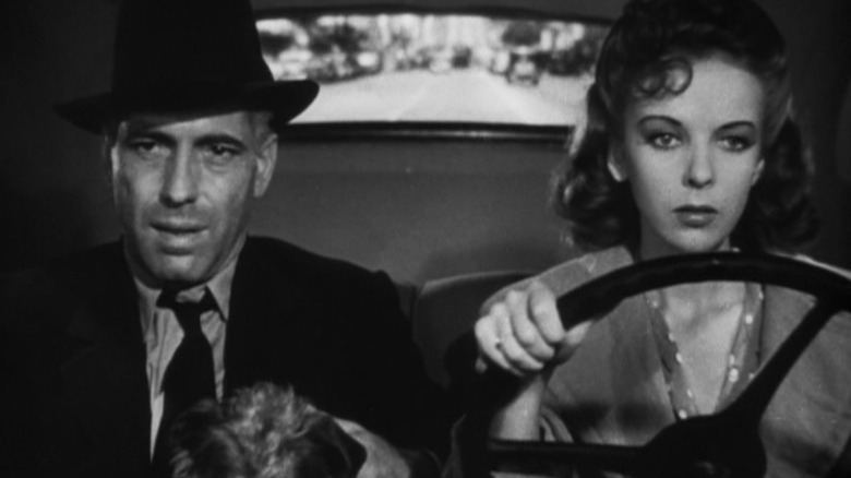 Humphrey Bogart and Ida Lupino in High Sierra