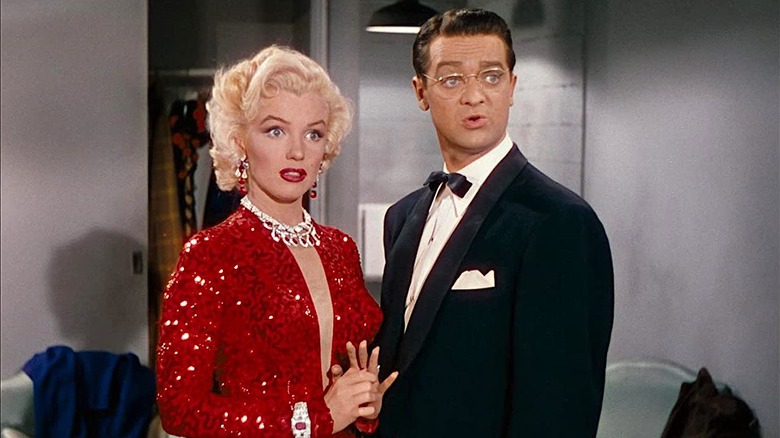 Marilyn Monroe and Tommy Noonan in Gentlemen Prefer Blondes