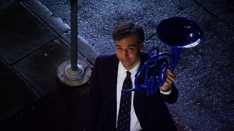 Ted with the blue French horn