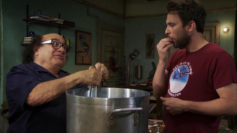 Danny DeVito and Charlie Day in It's Always Sunny in Philadelphia