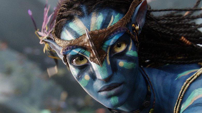 Zoe Saldana as Neytiri in Avatar