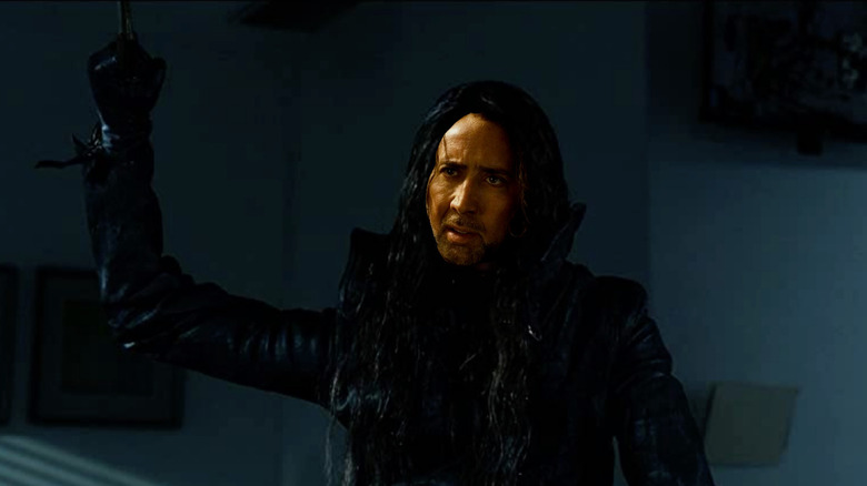 Nicolas Cage's face on Gabriel in Malignant