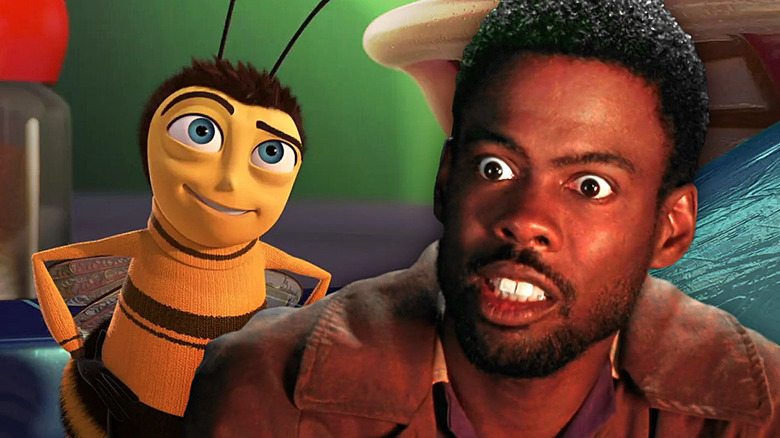 The Bee from The Bee Movie and Chris Rock