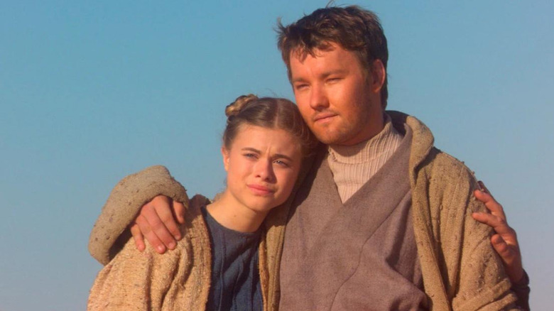 Joel Edgerton and Bonnie Piesse in 'Star Wars Episode II -- Attack of the Clones'