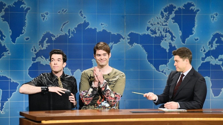 John Mulaney and Bill Hader on Saturday Night Live