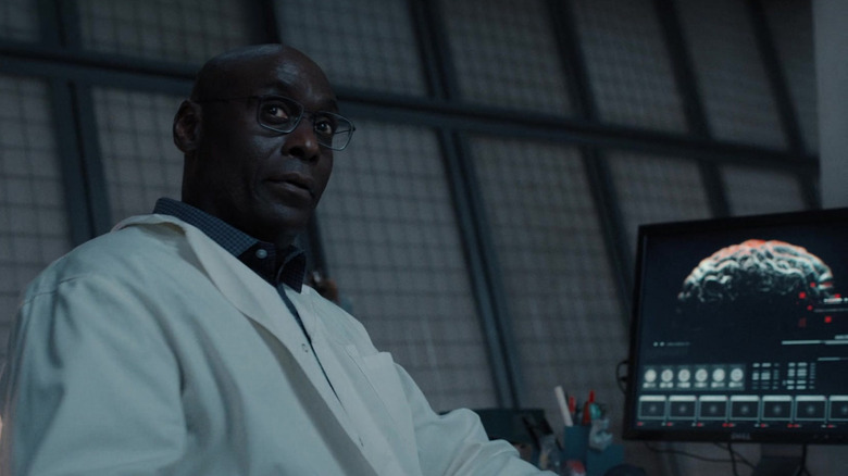 Lance Reddick as Wesker in Resident Evil