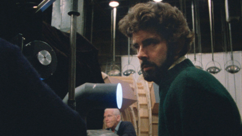 George Lucas filming Star Wars in Light & Magic