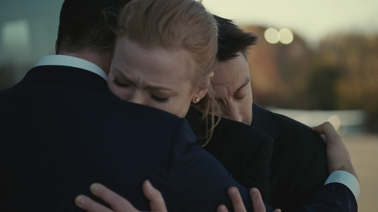 Jeremy Strong, Sarah Snook, and Kieran Culkin in Succession