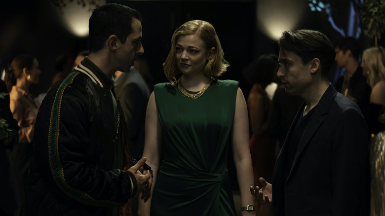 Jeremy Strong, Sarah Snook, and Kieran Culkin in Succession